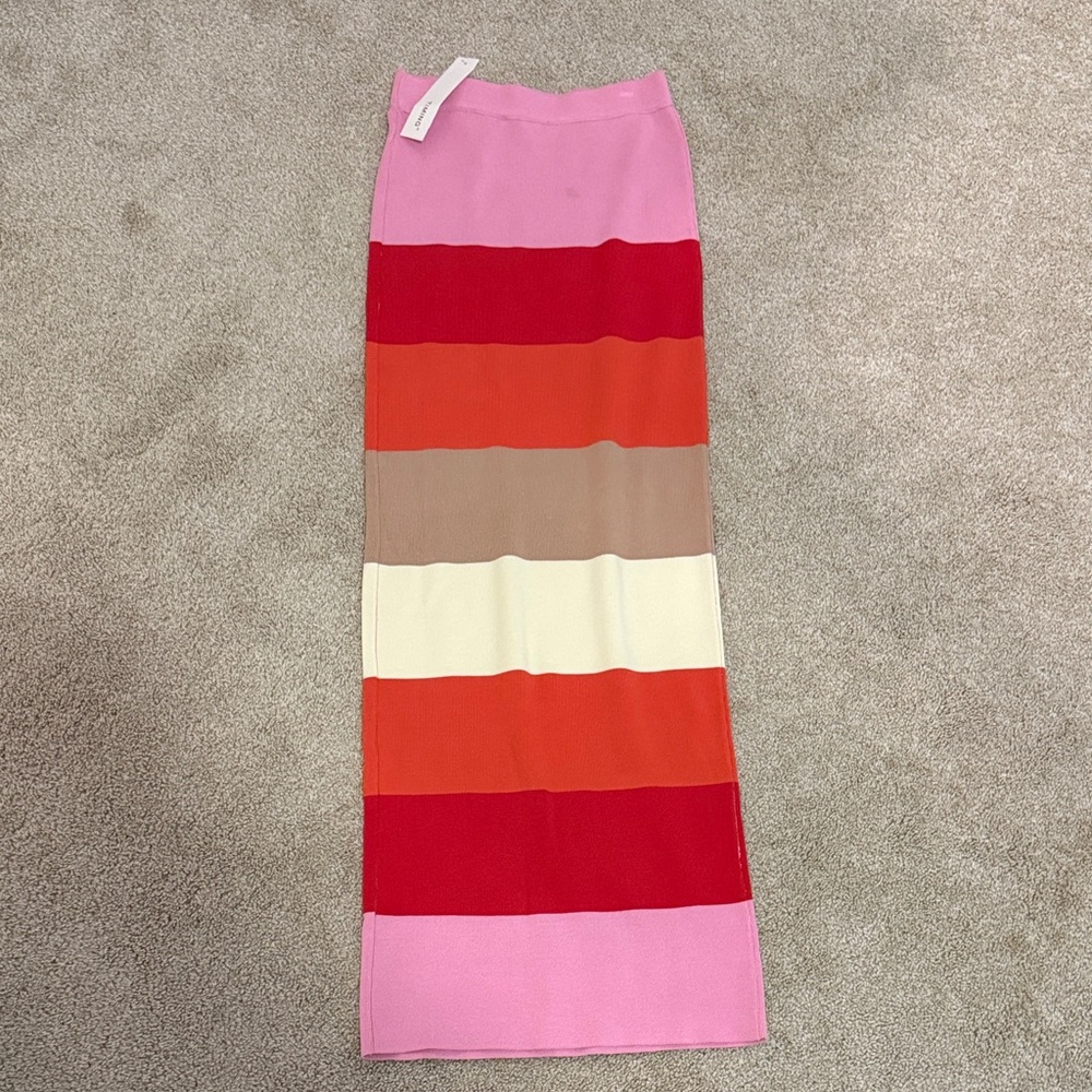 Colorful Striped Maxi Skirt new with tags!